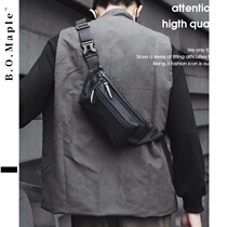 BOMaple Mens Sports Purse Waterproof Chest Bag Tide Cards Casual Fashion Outdoor Riding Small Crowdsatchel Backpacks