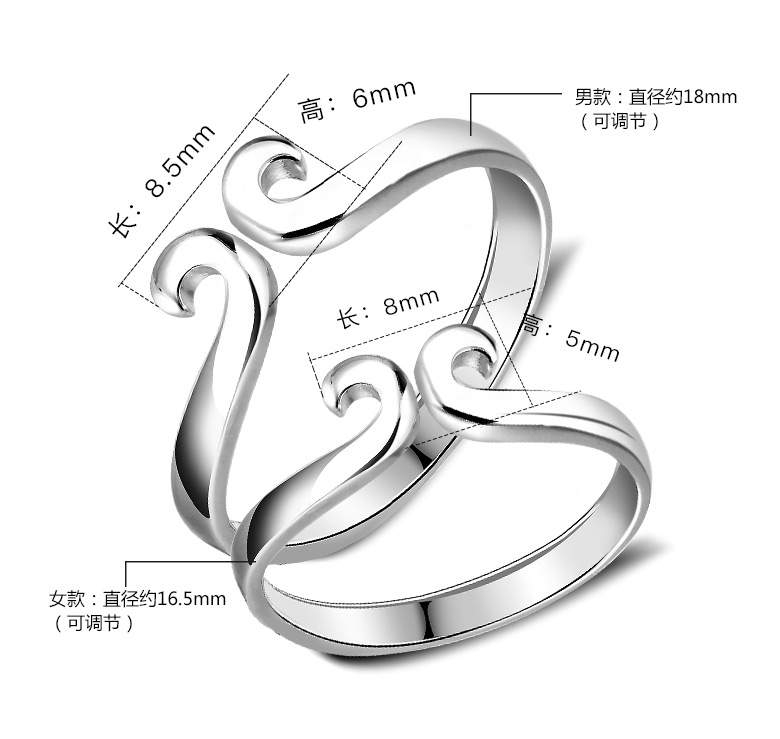 Bague mixte en Argenterie - Ref 3088678 Image 17