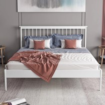 High-end iron bed double iron bed single iron frame bed stainless steel frame bed home thickened and bold childrens bed frame