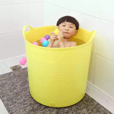Children's bath tub Baby insulation bath tub Portable bath tub ultra-thick plastic baby and child can sit in the bath tub