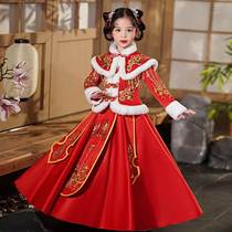 Welcome to the annual clothes of Han clothes Chinese style clothes New Year celebration 2023 Rabbit year childrens clothes and duvet