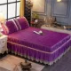 Coral giường khăn trải giường cộng với một mảnh váy mùa đông dày nhung bông giường flannel kẹp trải giường 1,5m 1.8m - Váy Petti ga giường có viền