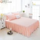 Bedspread giường váy duy nhất một mảnh khăn trải giường giường thành viên bông tấm vải liệm bìa bông váy ba mảnh mét 1.5m1.8 - Váy Petti váy giường khách sạn