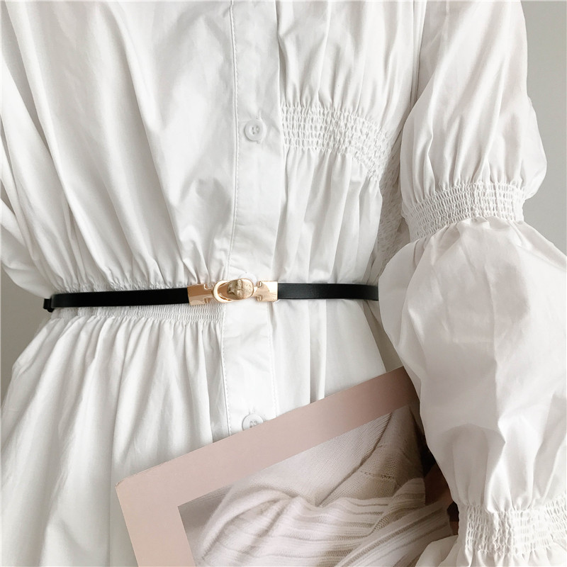 Belt women's thin decorative dress simple fashion one hundred collocation skirt sweater Korean version thin waist seal female Korean fine tide