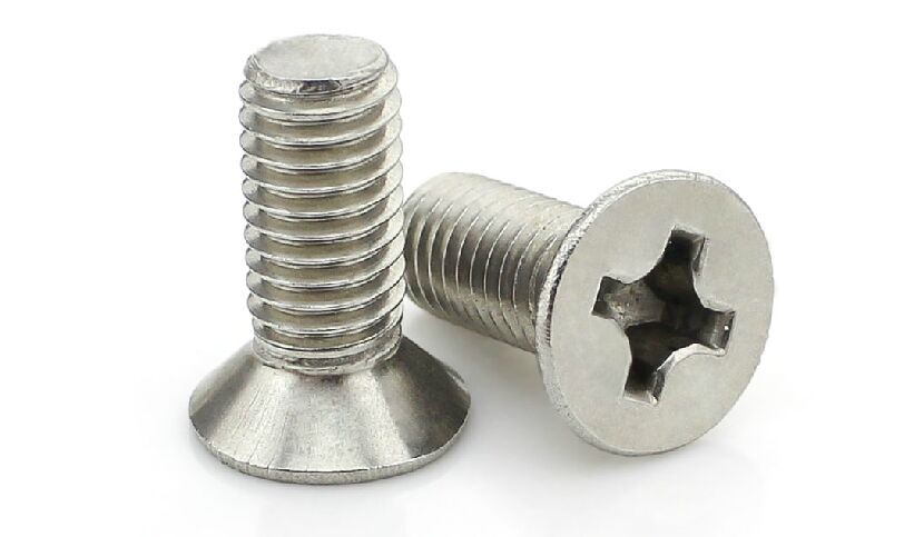 304 stainless steel countersunk head machine screw GB819 cross flat head screw M2M2 5M3M4 length 45681012mm