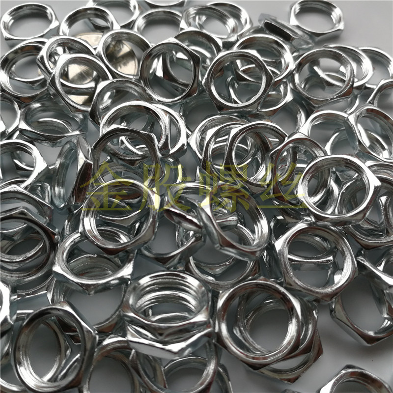 GB808 fine tooth thin nut thin nut flat nut M6M7M8M9M10M12M1416mm small side nut