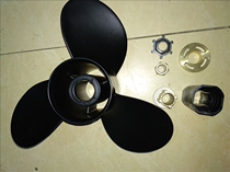 Mercury Honda 85-90-115 horsepower aircraft Black stainless steel propeller 13-1 4X17 inch pitch