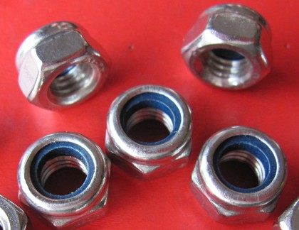 Outboard motor outboard motor universal 304 stainless steel self-locking nut 1 Diameter: 6mm
