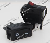 RL1-8(W)21 double-way flat boat type black with light switch rocker switch Taiwan RLEIL