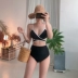 Hàn Quốc INS net nổi tiếng cùng cô gái nhỏ xinh tươi gợi cảm bikini ngực nhỏ suối nước nóng phong cách resort áo tắm nữ cạp cao - Bikinis Bikinis