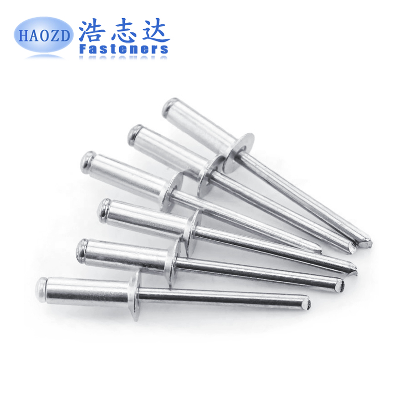 Phi 3 m aluminium cap iron core pull nail GB12617 opening type sunken head suction core rivet 3 * 5-6-7-8-10-12