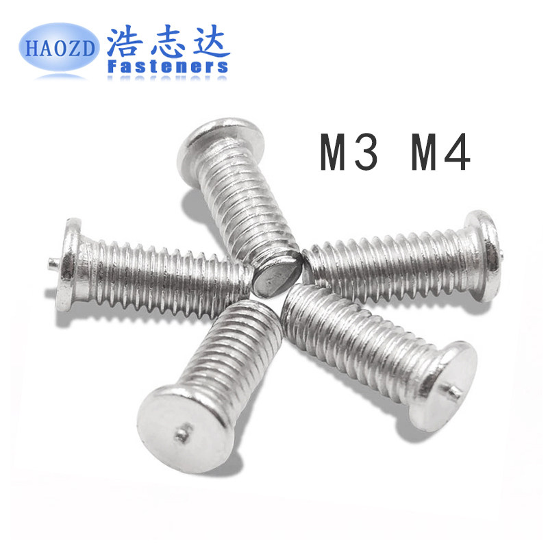 304 stainless steel welding screw spot welding screw butt welding plant welding welding stud M3 M4 * 6-8-10-40