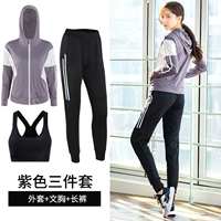 Сиреневый бюстгалтер, комплект, 3 предмета