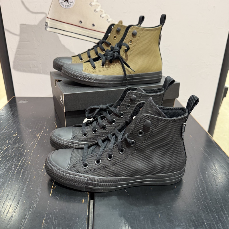 Converse Black Warrior All-Black Classic High-Top Casual Sneakers for Men and Women A20530C A20531C