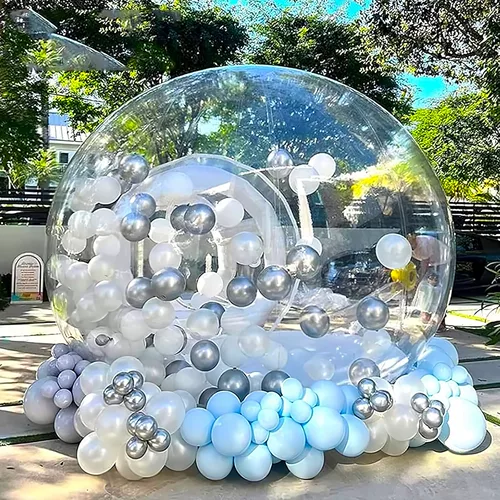 Надувная прозрачная палатка из ПВХ, звездное небо, надувное вечернее платье, делается под заказ