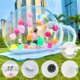 Надувная прозрачная палатка из ПВХ, звездное небо, надувное вечернее платье, делается под заказ