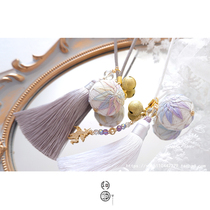 Dream) hand bob diy material bag car hanging bag hanging key chain male and female friends embroidery handmade birthday gift