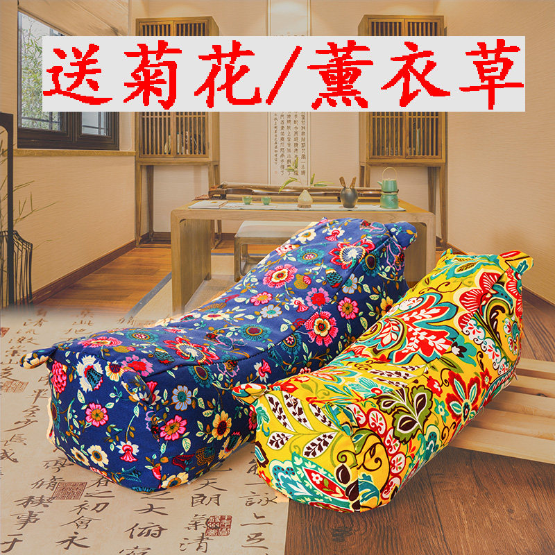 Whole Buckwheat Shell Tiger Pillow Pure Cotton Lavender Flowers Imitation Ancient Substitute HEALTHCARE CERVICAL SPINE ADULT SET AS PILLOW CORE SLEEVE