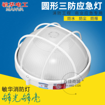 Minhua moisture-proof lamp Anti-corrosion fire emergency lamp Waterproof dust-proof and insect-proof lamp Bathroom ceiling lamp Three-proof wall lamp