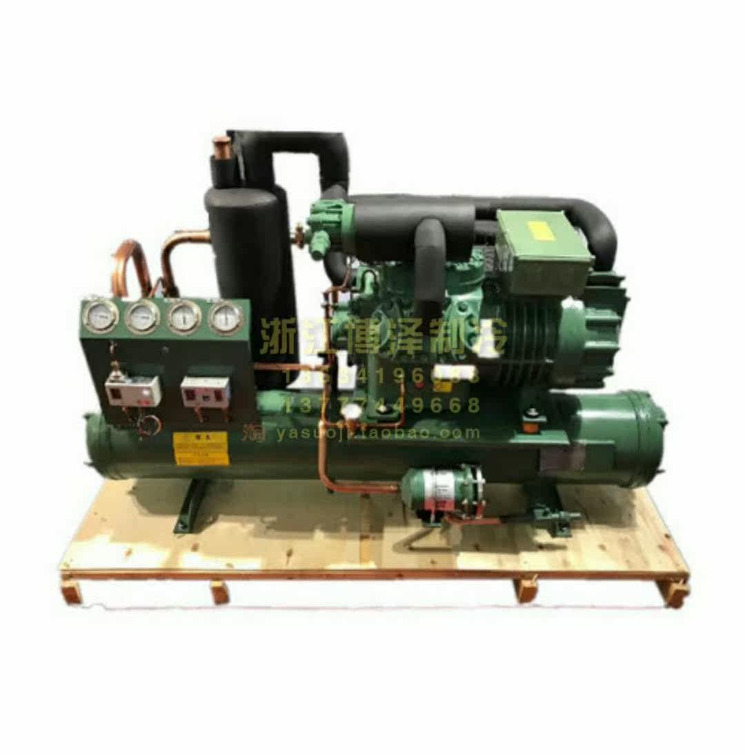 全新杭州博泽30匹双级压缩机组30P水冷机组速冻库外机6WDS30.2(图14)