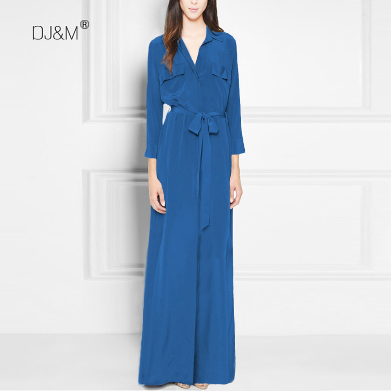 British Style Heavy Silk Dress for Women 2026 Spring and Summer New Three-Quarter Sleeve Long Pocket Commuter Shirt Dress