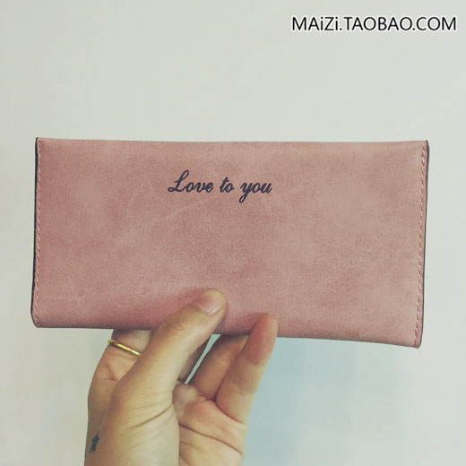 Hàn Quốc chic gió em gái mềm mại Nhật Bản đơn giản rắn màu thạch pu da ví dài ví ví nam cầm tay
