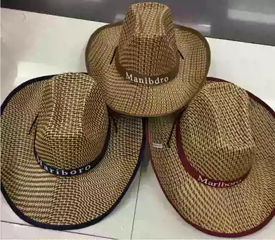 Hat men summer day outdoor sports West denim casual papyrus hat sunshade sun hat beach cool hat