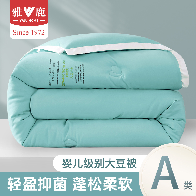 Yalu Home Textiles Soybean Quilt Winter Quilt Thickened Warm Spring and Autumn Space Quilt Core Single Student Dormitory Cotton Quilt Four Seasons