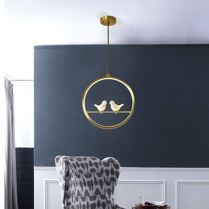 Designer Restaurant Chandeliers the Nordic Pole Brief Denmark bar Dining Table Creative Led Modern Minima Total Bronze Lamp-Taobao