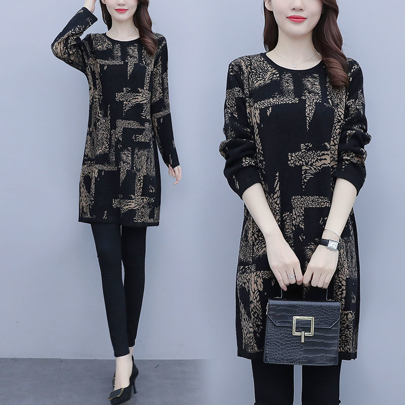 2026 Autumn/Winter New Mid-Length Thin/Fleece-Lined Macaron Base Shirt for Women, Loose Korean Style Base Dress Trend