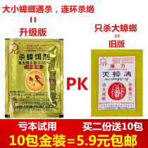 Dahao small gold anti-cockroach bait Anti-cockroach clear Cockroach medicine Whole nest end anti-cockroach in addition to German cockroach 10 packs
