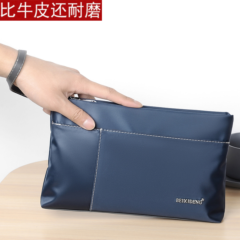 New men's handbag canvas casual large capacity clutch Oxford cloth clutch bag bag nylon envelope tide