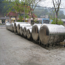 Insulated water tank horizontal 5T stainless steel storage tanks 8 ton Solar 10 cubic air heating boiler Custom water tower