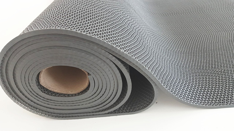 nhựa PVC thảm đỏ bếp Phòng tắm nhà vệ sinh nhà vệ sinh S-type chống trượt pad rỗng không thấm nước lưới thảm tấm thảm chùi chân - Thảm sàn thảm xốp dày 5cm