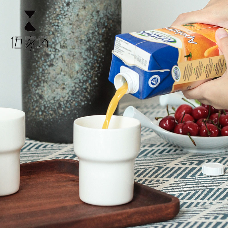 The Wu family fang ceramic glass beer keller the creative juice cup personal cup cup holding a cup of household