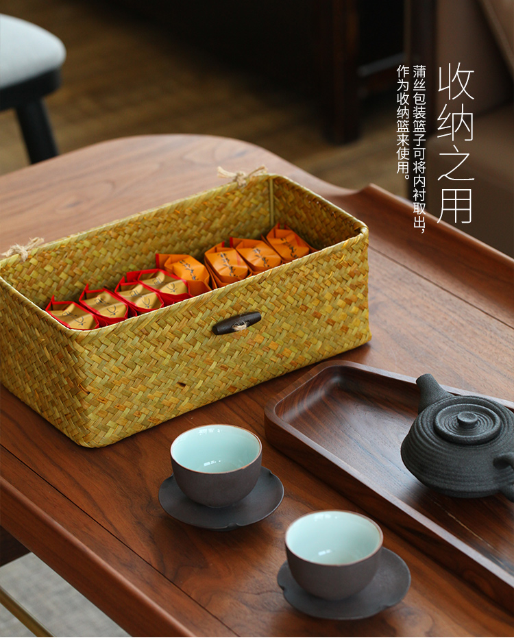 The Wu family fang ceramic teapot creative ceramic filter tea by hand stone grain Japanese kung fu tea set