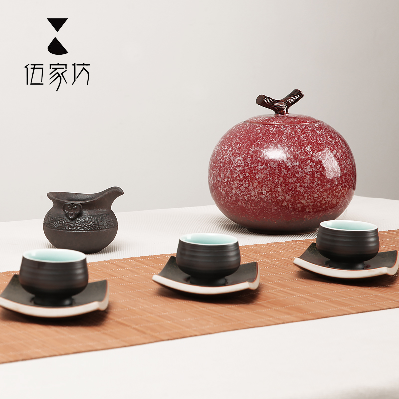 The Wu family fang great perfection caddy fixings large round ceramic tea pot variable seal pot