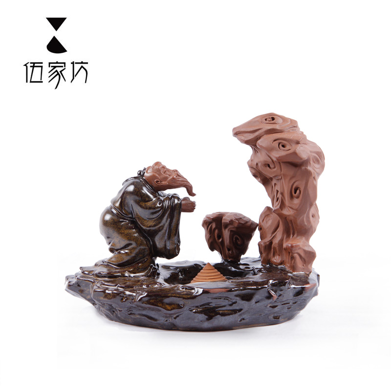 The Wu family fang ceramics furnishing articles of Chinese style household act the role ofing is tasted cigarette hand - carved characters handicraft products