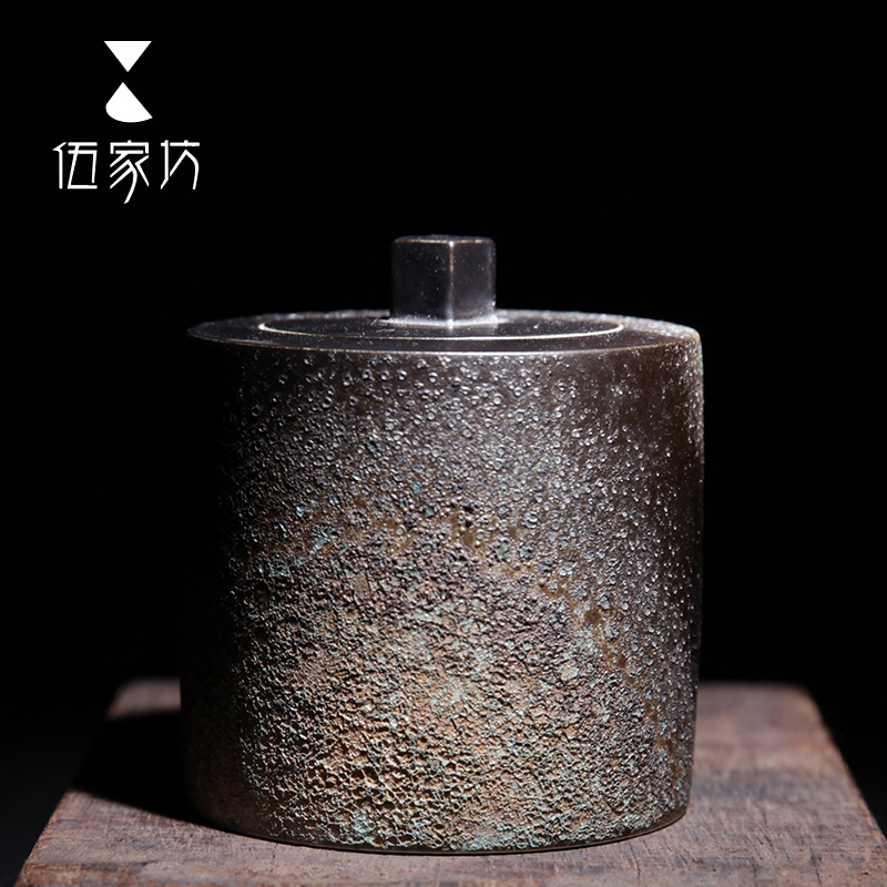 The Wu family fang creative ceramic tea pot and the receive pu 'er tea longjing kung fu tea POTS small tea caddy fixings