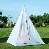 Pyramid Meditation Meditation meditation mosquito net single ultra-light anti-mosquito outdoor adult camping tent portable need to be built