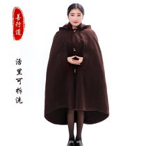 Winter cotton thickened house clothes Meditation Meditation meditation cloak Guanyin cloak warm long style monk clothes male and female