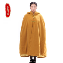 Winter thickened double-layer cotton to drive cold and warm residences meditation cloak sitting cloak Guanyin men and women with the same style
