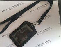 Leather Black Badge leather badge card set