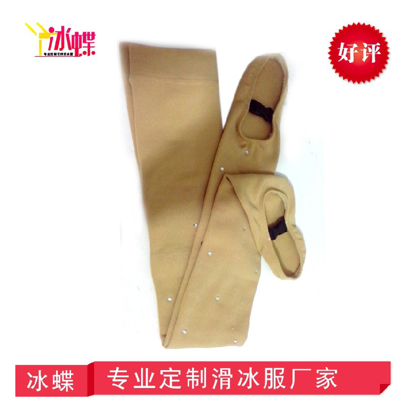Durian Fire Ice Butterfly Skating Pack Shoes and Socks Hot Drill Children's Figure Skating Pantyhose Thick Pack Shoes and Socks