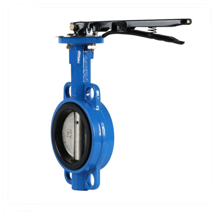 D71X-16 Manual butterfly valve Wafer butterfly valve Ductile 304 PTFE stainless steel plate DN50 80 100 150