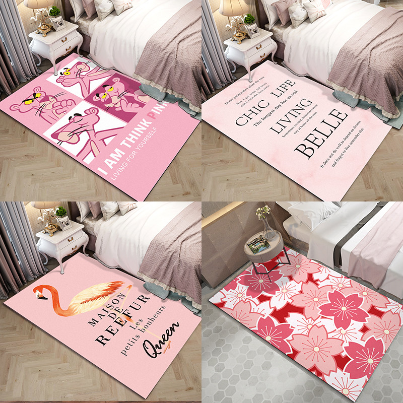 Jiarui Nordic Rug Bedroom Rectangular Geometric Pattern Living Room Modern Sofa Coffee Table Mat Bedside Home Rug