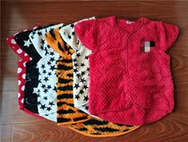 80-110 Japanese cut foreign trade original single childrens clothing autumn and winter coral velvet vest Japanese boys and girls baby