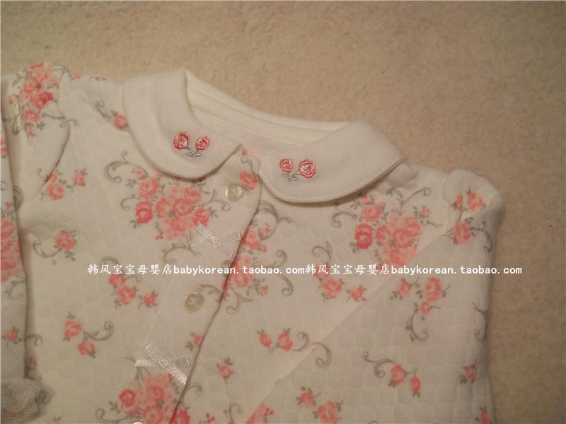 Beauty littleme spring and autumn air cotton top cardigan premature baby newborn baby female baby pastoral style