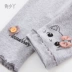 Quần legging bé gái mùa hè mỏng bé gái đen 2 mùa xuân và thu 3 trẻ em 3 tuổi mặc quần cotton trắng trẻ em - Quần