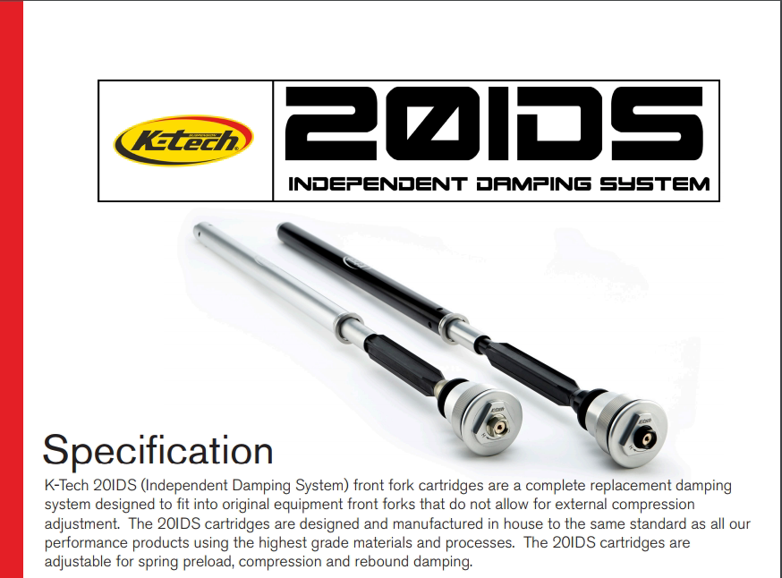 kawasaki Kawasaki little ninja ninja250-300 retrofitted fork core UK K-tech 201DS